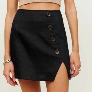 Reformation Taylor linen skirt